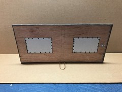 VTG 11×23 Double 4×6 Tin Ceiling Metal Green Photo Picture Frame Old 660-26B