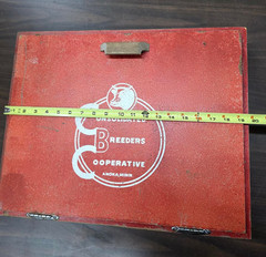 Consolidated Breeders Cooperative Veterinarian Records Cabinet Antique Vintage