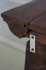 LF69773: French Antique Louis XV Fruitwood 2 Door Cabinet