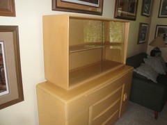Heywood Wakefield Mid Century Modern Dining Room Server/Buffet and China Cabinet