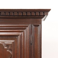 Antique Baroque Cupboard Walnut Italy XVIII Century