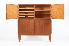 Mid-Century Scandinavian Teak Wood Storage Cabinet in the Style of Afdal