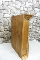 Antique Wooden Wall Cabinet Corner Cabinet Bathroom Cabinet Barock 1850