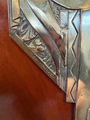 French Art Deco cabinet console table, circa 1925, designed by Clement Goyeneche