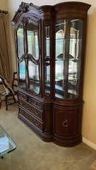 China Cabinet & matching Server Cabinet-Jessica McClintock Romance Collection