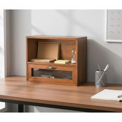 Wood Desktop Organizer Vintage and Design Countertop Organizer Versatile