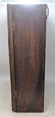 Antique Wooden Mini Storage Cabinet Original Old Fine Hand Crafted Brass Fitted