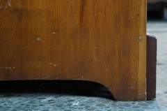 Mid Century Early American Style Apothecary Cabinet Spice Chest Side End Table