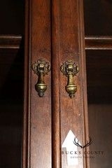 Rockford Republic Furniture Company 1920’s Walnut China Display Cabinet