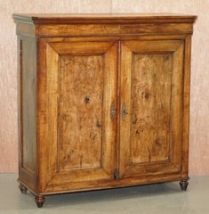 SUBLIME CIRCA 1820 FRENCH FRUITWOOD KITCHEN OR DINING ROOM ANTIQUE POT CUPBOARD