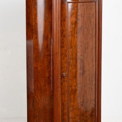 19th Century Danish Mahogany Narrow Column Cabinet
