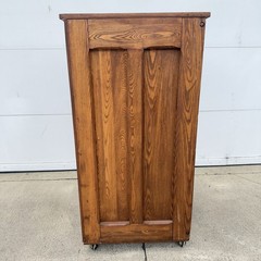 Antique Oak Hamilton Printers Architect Flat File Map Cabinet w/ 24 Drawers