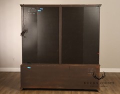 Drexel Asian Style Chinoiserie Display Cabinet Breakfront