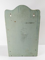 20th Century Vintage Green Painted Hanging Wall Spice Apothecary Cabinet Chest