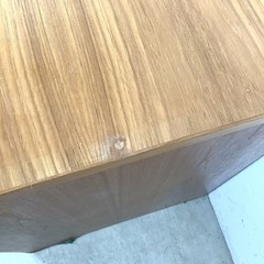 Scandinavian Modern Teak Veneer Credenza or Media Cabinet