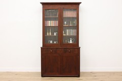Empire Antique 1840s Mahogany China Display or Bookcase #56281