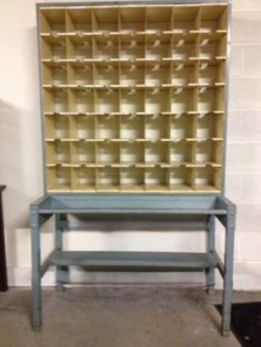 Vintage Industrial Extra Large Post Office Mail Sorter Postal Mail Sorter