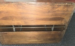 Antique Yawman & Erbe Wood File Box 20″ x 13″ x 11″