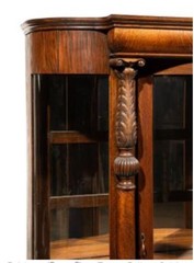 American Renaissance Carved Oak China Cabinet – Possibly RJ Horner