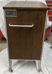 Vintage Mid-Century Hill-Rom Rolling Medical Cabinet – Utility Cart – Table