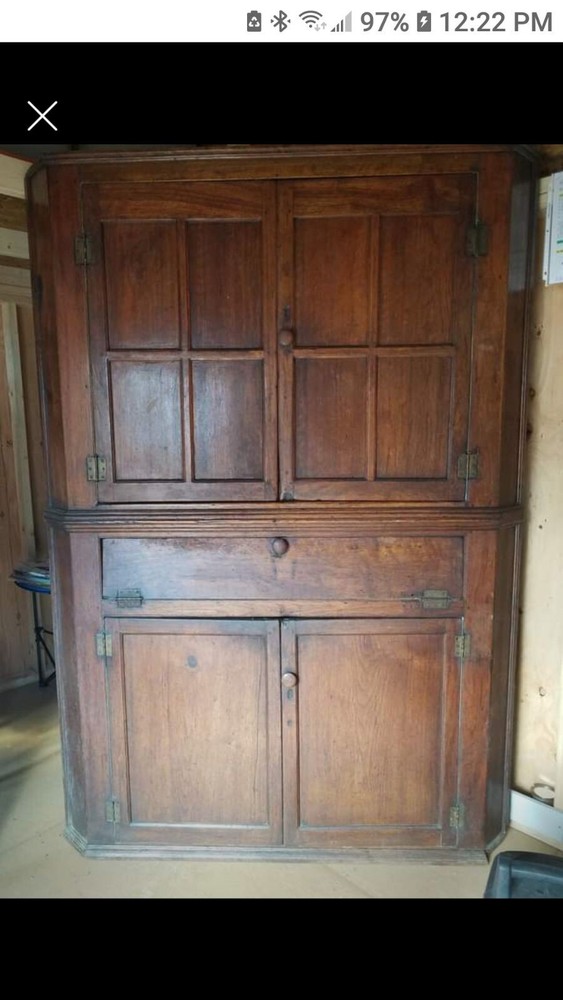 Antique Corner Cupbord