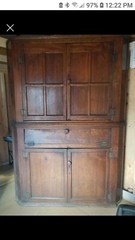 Antique Corner Cupbord