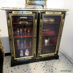 Little Showcase in Boulle marquetry Louis XIV style XVIIIe period perfect condi