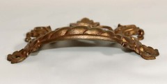 INCREDIBLE SET FOUR 18th 19thC NEOCLASSICAL GILT METAL CHEST of DRAWER HANDLES