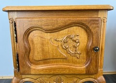 Amazing Pair French Bedside Tables Cupboards Cabinets Louis XVI (LOT 2830)