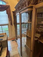19th Century R.J. Horner carved bookcase