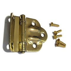 Brass McDougall Style CABINET HINGE with 3/8″ Offset Hoosier Sellers