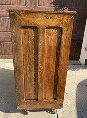 Antique Hamilton 24 Drawer Oak Print Cabinet Flat File Restored Cast Iron Pulls