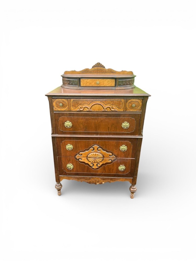 Antique Victorian Walnut Cabinet
