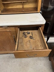 Antique Hooser Cabinet Kitchen Cabinet 67”x40”x24” Local Pick Up