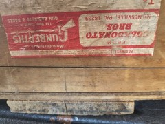 VINTAGE 1950s/60s Coladonato Bros “Gunberth” Gun Cabinet – Walnut,- Sealed Crate