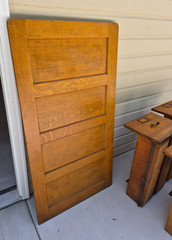 Library Bureau Sole Makers Tiger Oak File Cabinet Parts Side Back Tag Drawers