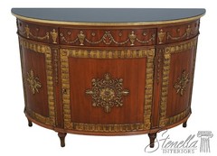 L65314: JOHN WIDDICOMB Neoclassical Ebonized Top Commode Cabinet