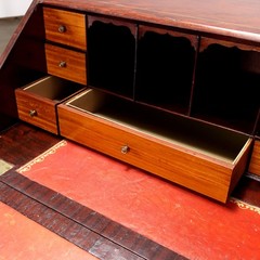 Antique Victorian Cabinet Mahogany Oak Decorations England ‘800 Original
