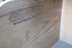 John Widdicomb Hollywood Regency China Display Cupboard Cabinet 5291