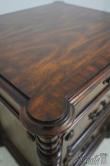 64037EC: MAITLAND SMITH Distressed Mahogany 1 Drawer Cabinet