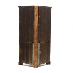 North Carolina 19thc Federal Walnut Corner Cupboard