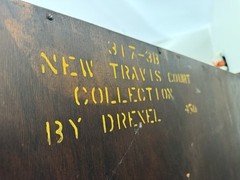 Drexel New Travis Court Signed Vintage Breakfront China Cabinet. Mahogany