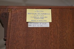 English Bevan Funnell Reprodux Mahogany Chippendale Corner Cabinet