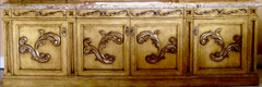 PHYLLIS MORRIS COCKTAIL/ DISPLAY LOUNGE CABINET HANDMADE MARBLE TOP ORIG $40,000
