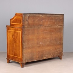 Antique Flap Cabinet Maple Bronze 5 Drawers Italy XIX Century Original