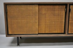 Vintage Mid Century Modern Laminate Formica Case 72″ Credenza Cabinet Buffet