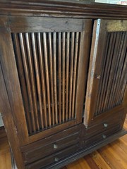 19th century Balinese slatted cubbord