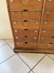 Ambergs vintage cabinet letter file 19th century