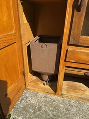 Vintage Keystone Hooser Cabinet Hutch Top