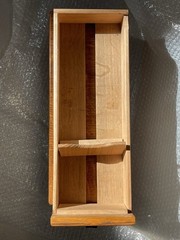 H P POPE Stationers Birmingham Vintage Oak Index Card Filing Drawer Cabinet Unit